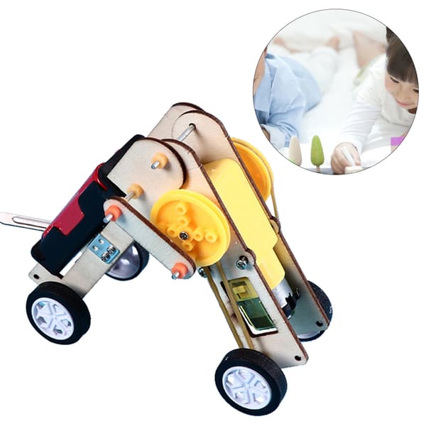 DIY Orm Kravlende Robot Model Uddannelsesmæssige Studenter Videnskab Eksperiment Legetøj Sæt Orm Kravlende Robot