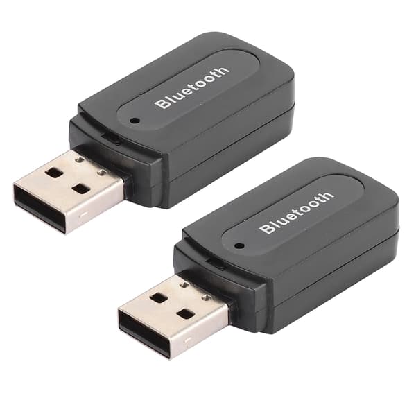2 stk. USB-lydmodtageradapter til Bluetooth 4.0 Stereo AUX-udgang med understøttelse af musikafspilning