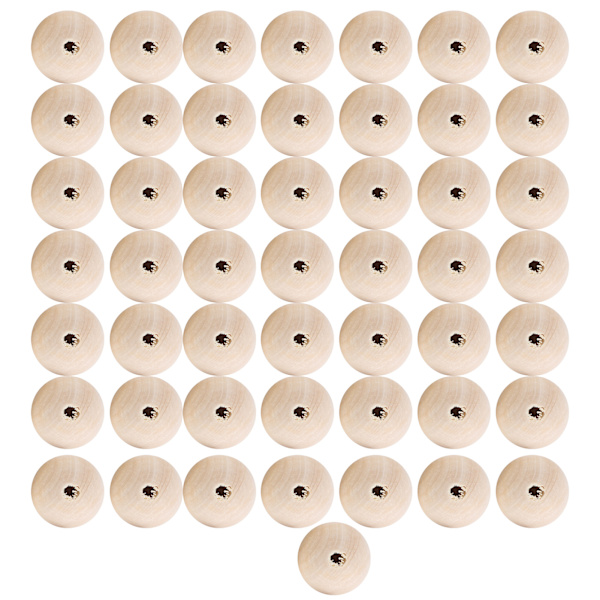 5 Pussia Puuhelmiä Luonnollinen Pyöreä DIY Kaulakoru Käsintehty Tarvikkeet 22mm/25mm/30mm(Luonnollinen Väri 25mm 10kpl)