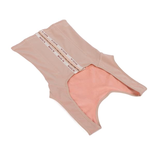 Dame Shapewear Varm Uld Mavekontrol Balde Løfter Kropsformer Åben Buste Bodysuit til Vinter Efterår (Hudfarve)M