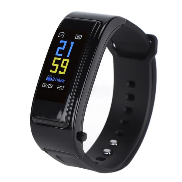 Y3PLUS Smart Armbånd Multifunktionelt Mode Smart Band USB Opladning Intelligent Ur Sort
