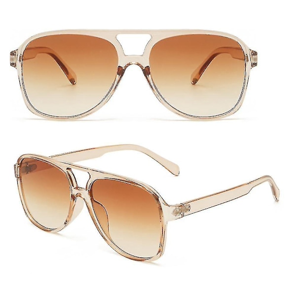 Klassiska Polariserade Aviator Solglasögon För Kvinnor Män Retro UV-skydd Solskydd