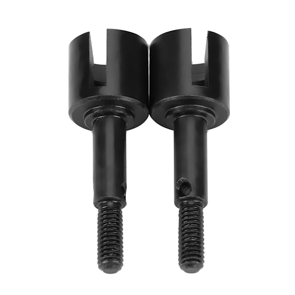 2kpl alumiiniseosmetallipyörän akseli HIMOTO 1/10 E10MTL/E10MT/E10BP RC-autoosalle (musta)
