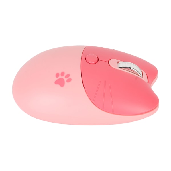 2,4G Cat Wireless Mouse Mute USB-mottaker Søt bærbar 3 nivåer DPI-mus for M3 bærbar datamaskin Sakura Pink