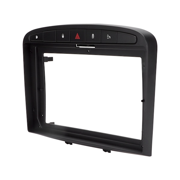 9in 2-DIN bilstereo ramme instrumentbræt panel sort udskiftning til Peugeot 408 2013