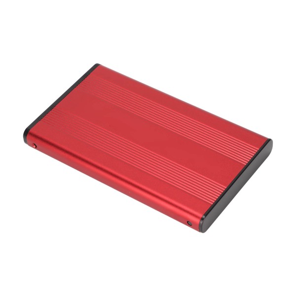 HDD-hölje 2,5 tum 2 TB Kapacitet 480 Mbps överföringshastighet aluminiumlegering med USB2.0-överföring för Windows för VistaRed