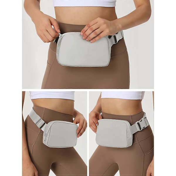 Crossbody Magväskor Unisex Mini Bältesväskor För Kvinnor Med Justerbar Rem Träning Löpning Resor Vandring