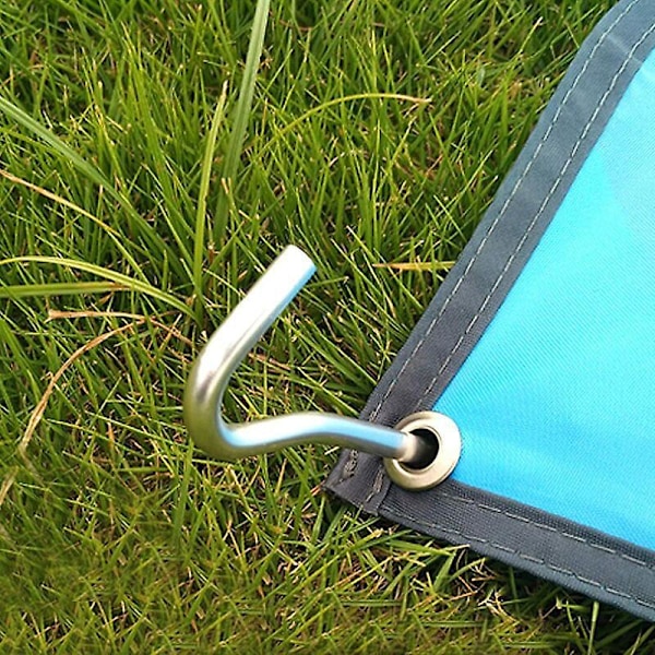 14 stk. Teltplugger, Stål Teltplugger Jordfester Kroker for Telt Camping Hagearbeid, 18cm
