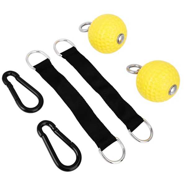 Gul Hängande Boll för Pull Up Arm Styrketräning Gym Träning Hemma Fitness Chin Up Utrustning