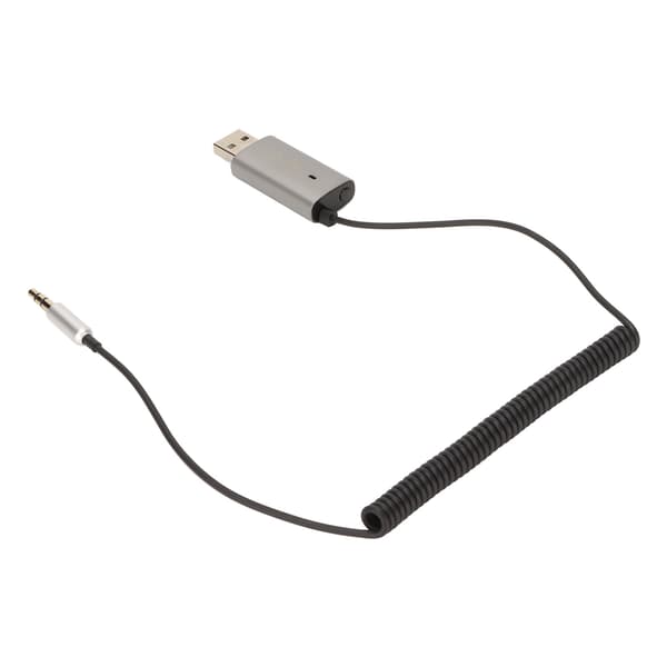 Bil Bluetooth 5.1 Aux-adapter USB til 3,5 mm Jack Bil Bluetooth-mottaker for bilstereo hodetelefoner høyttaler