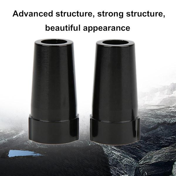 2 stk aluminiumslegering bagaksler Bøsning tilbehør Passer til Wraith AX90018 90020 1/10 RC CarBlack
