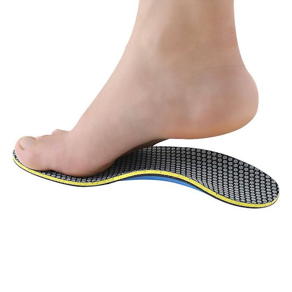 Ortotiske Indlæg til Plantar Fasciitis - Lindrer Fodsmerter, Støtter Flade Fødder og Høj Buet - Mænds Indlægssåler