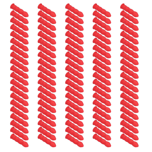 100 st Caulk Saving Cap Open Caulk Tube Tätning Bevarande Latex Caulk Cap Saver