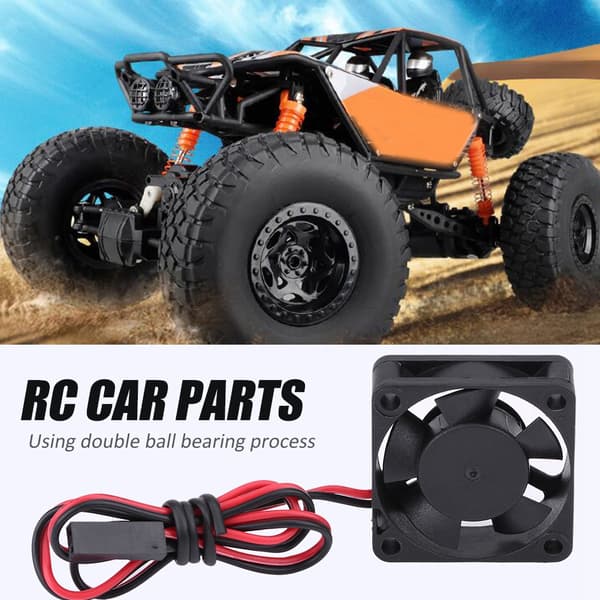 RC Motor Motorkjølevifte Svart DC Vifte Bildeler (30 * 30mm)
