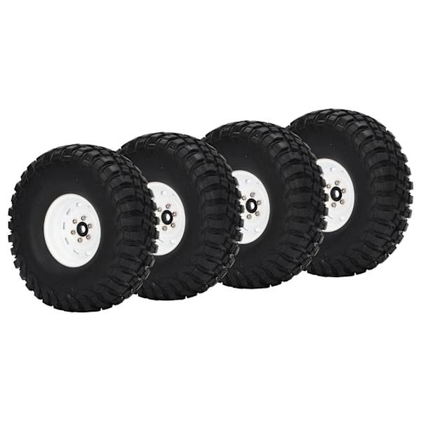 4 kpl RC-renkaat 1,9 tuuman leveys 10 reikää RC-kumiset pyörän päivitystarvikkeet SCX10 1/10 RC-autoon