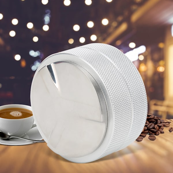 51 mm 3-vinklad lutning justerbar dubbelskikts kaffepress i rostfritt stål