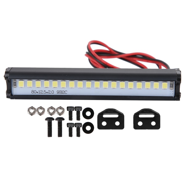 RC Bil Taklampe LED Lyslist Passer til Traxxas TRX6 /TRX4 /SCX10 1/10 RC Crawler