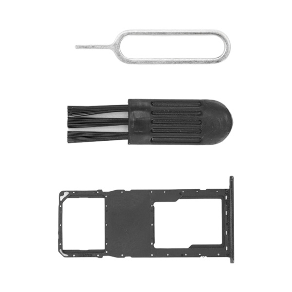 SIM-kortbakke Antirust SD-kortholder udskiftning med fingerbørste til A11 til Galaxy A115U til A115A til S115DL