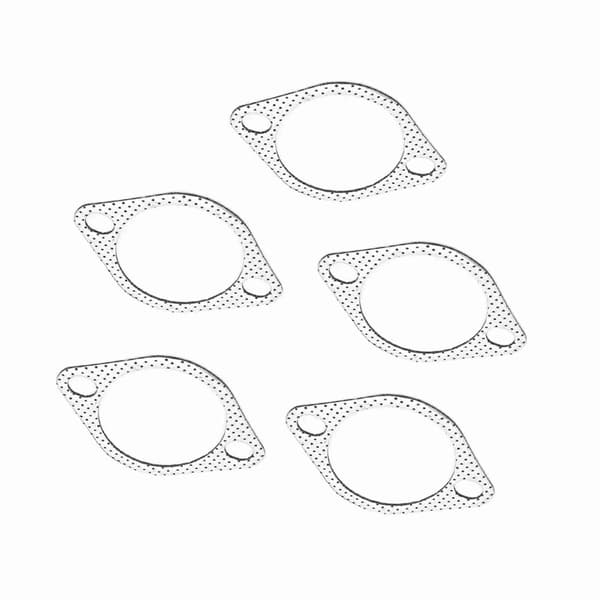 5 stk 3' keramisk eksosrør metallpakning med forsterket ring 3 tommer 76 mm downpipe