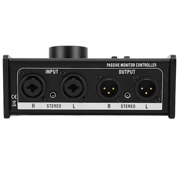 Passiv monitor-kontroller XLR og 3,5 mm grensesnitt Stor volumknapp Dempekontroll Passiv stereo volumkontroll