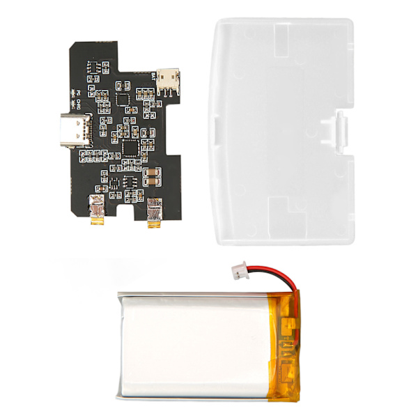 Uppladdningsbart LiPo-batteriutbyte Universellt 1500mAh USB C Litiumbatterimodul för Game Boy Advance