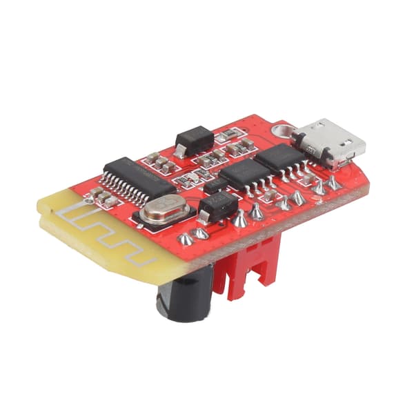 Stereo effektforsterkermodul Bluetooth 4.2 5W+5W lydforsterkerkort med USB-ladeport