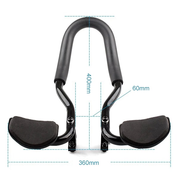 Sykkel Aero Bar Sykling Justerbar Multiposisjon Armlen Triathlon Styre