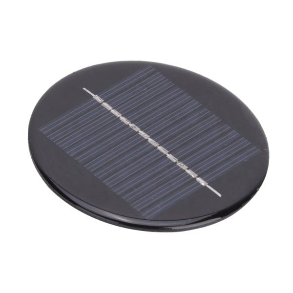4 kpl 6V 80 mm halkaisijaltaan pyöreä kannettava vakaa tehokas polykristallinen piikiekko aurinkopaneeli