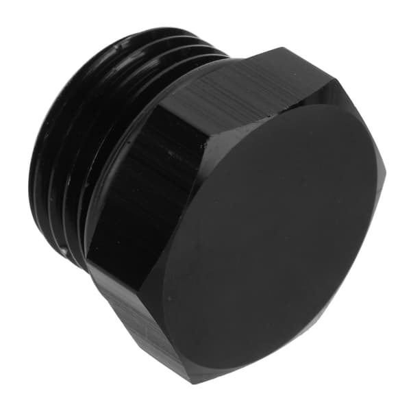 Blokeringsprop Fitting Adapter Han Hex Stål Universal 4000PSI Sort til Køretøj AN10