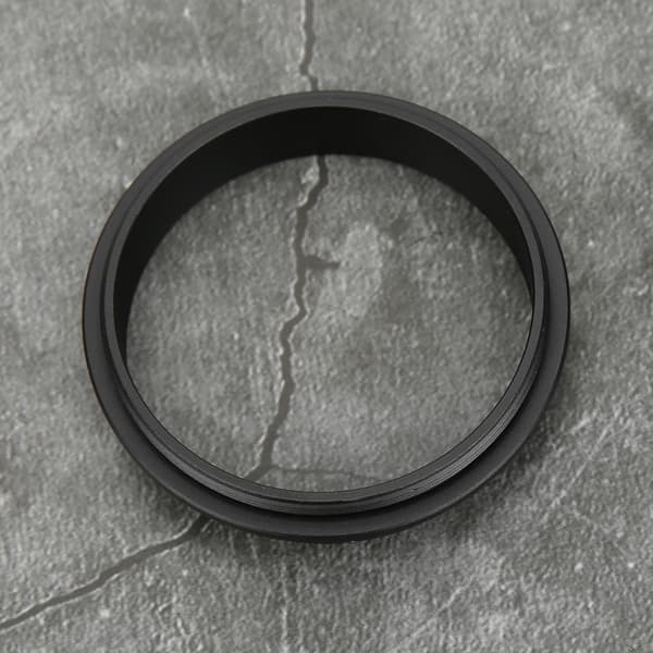 M48‑M48 Han til Han Adapter Ring Aluminium Legering Sort 48mm Gevindstigning 0.75mm Tilbehør