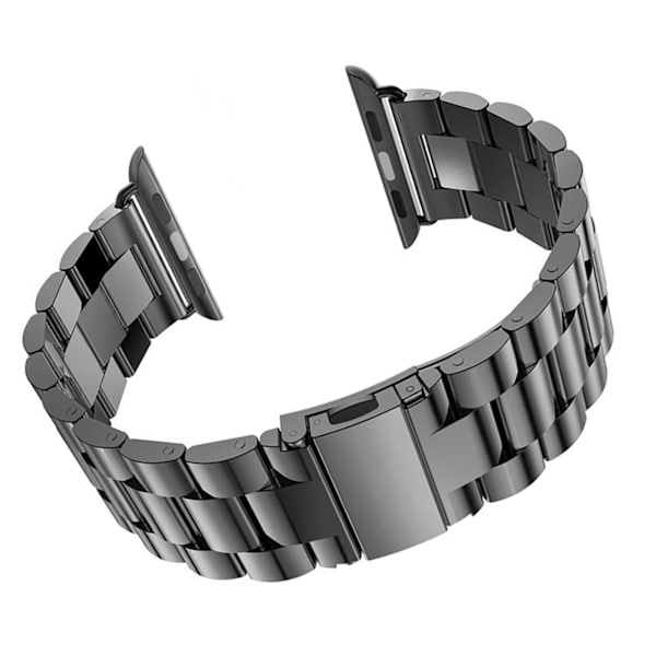 Metallinen watch hihna Helposti säädettävä Vaihdettava ruostumattomasta teräksestä valmistettu watch ranneke IOS- watch , musta 45 mm/1,77 tuumaa