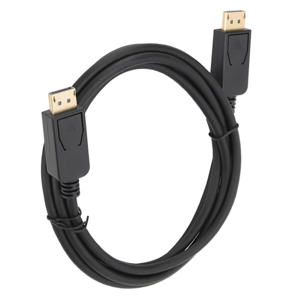 Professionell DP-adapter videokabel 1,8 m DP till DP-kontakt för bärbar dator TV-projektor