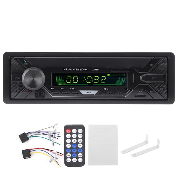 12V auton Bluetooth-multimediasoitin FM-radio MP3 USB-lataus AUX-äänitulo universaali
