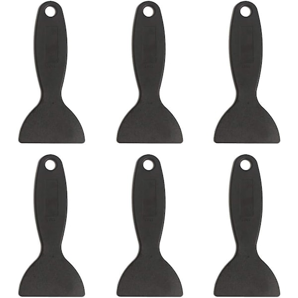 6 stk Plastspatel Plastskrapeverktøy Bil Vinyl Wrap Squeegee Vindusfolie Squeegee Vinylfolie Wrap Rengjøringsskrape Luftbobleremover Klistremerke