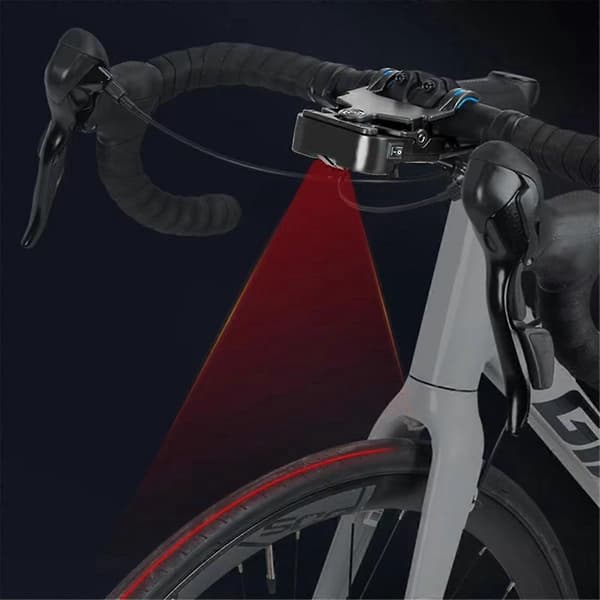 Justeringsindikator til cykelsæde laserkalibrator