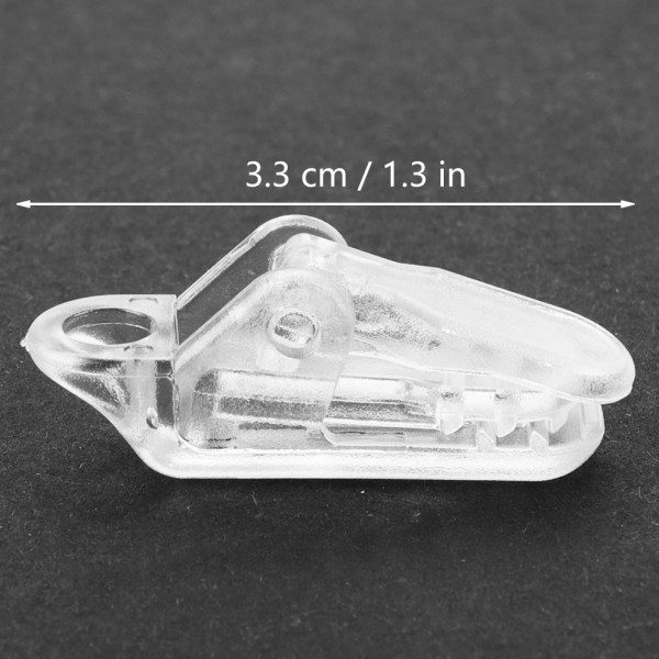 20 st/pack Tält Klämkrok Markis Vindrep Clamp Tält Dragpunkt för utomhuscamping