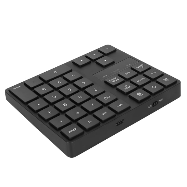 35 taster mini numerisk tastatur U-formede taster 32,8 fot overføringsavstand Lav støy 2,4G trådløs talltastatur for bærbar PC