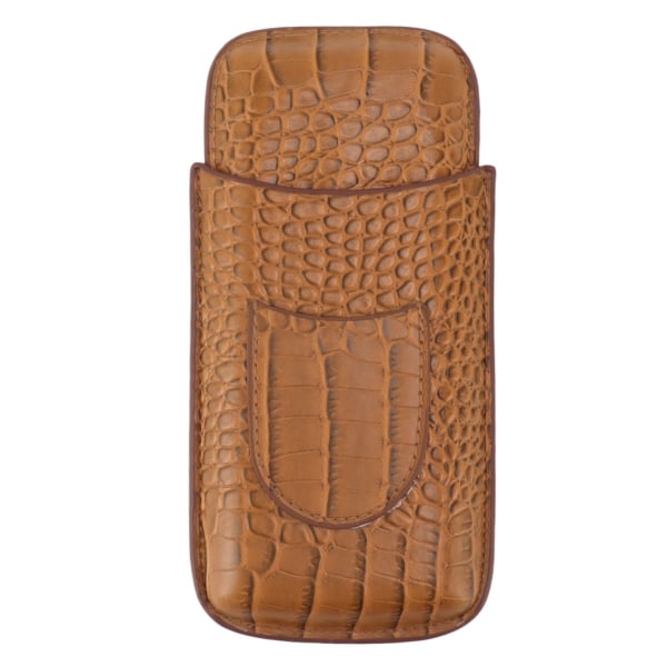 Cigarholder etui i kunstlæder, bærbar, holdbar og elegant, 3-finger cigaræske til rejser, udendørs og forretning 76