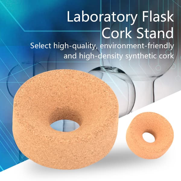 Laboratorie Syntetisk Korkringhållare för Rundbottnad Kolv (80mm)