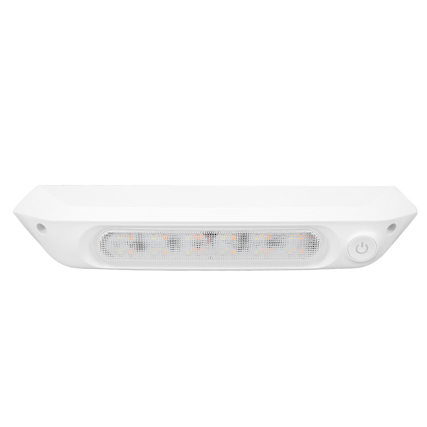 Dual Color LED Markiselys RV Verandalys 8W Vanntett Bruksstripe Lys for Yacht Caravan Hvit Skall