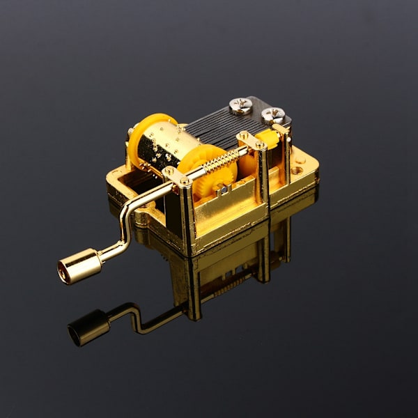 Cool 18 toner DIY Mechanical Musical Box Golden Music Movement