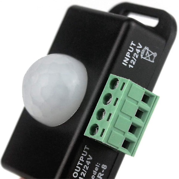 DC 12V LED Infrarød Bevegelsesdetektor PIR Bevegelsessensor for LED Strip/Pære
