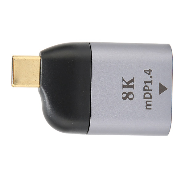 USB C til MiniDP-adapter 8K ved 60Hz USB Type C til MiniDP han til hun-konverter understøtter Windows til Android