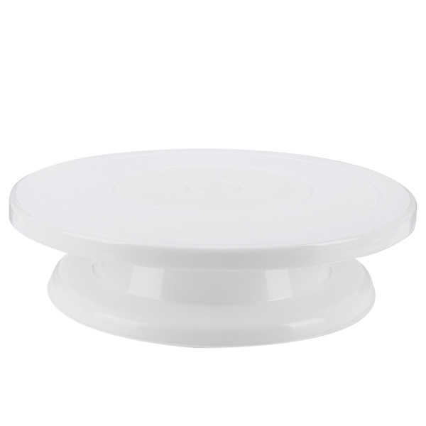 11 tommers DIY roterende kakeplate dekorasjonsstativ base bakeware kjøkken baketilbehør hvit