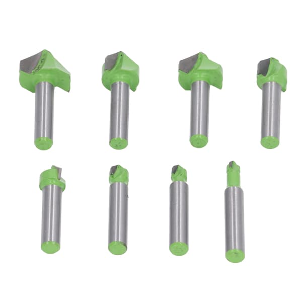 8 mm skaft V-spårfräs träbearbetning fräsändfräs V-spårfräs