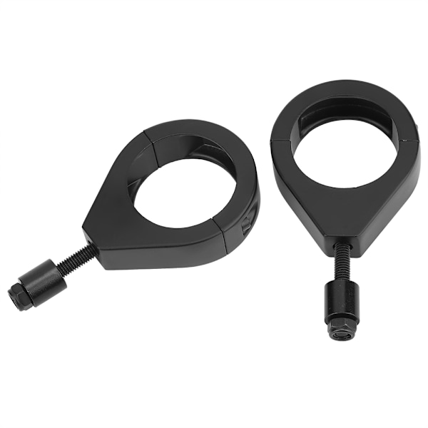 41mm Metalbelægning Motorcykel Blinklys Beslag Holder Klemmer Montering Tilbehør Sort