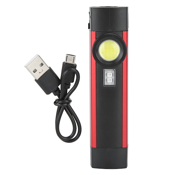 Bærbar COB Lilla Lys LED Lommelygte Mini Magnet Lommelygte 4 Tilstande USB Genopladelig Arbejdslampe 5W
