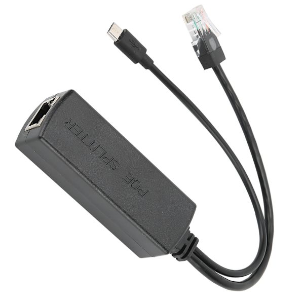 POE Splitter Strømforsyningsmodul USB Standard Isolasjonsseparator Kabel 48V til 5V