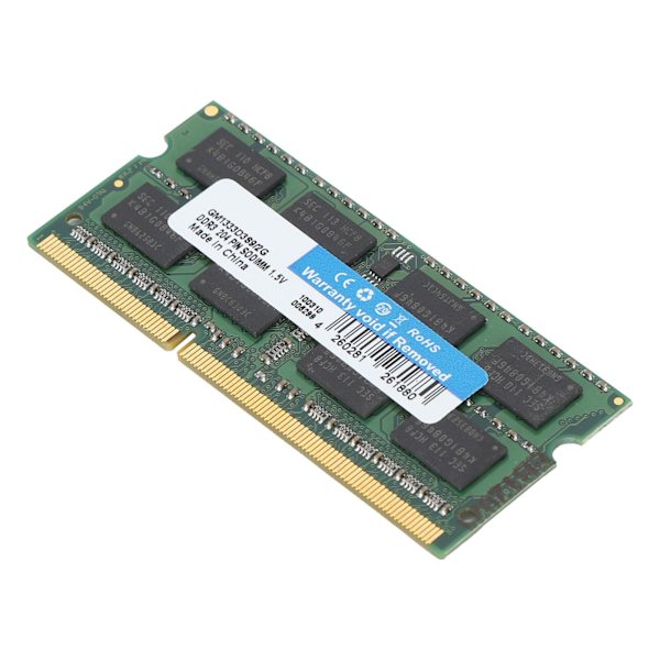 DDR3 RAM 2/4GB 1333MHz 204Pin Lav Feber Stabil Kompatibel Hukommelseskort til Butik Udveksling Data2GB