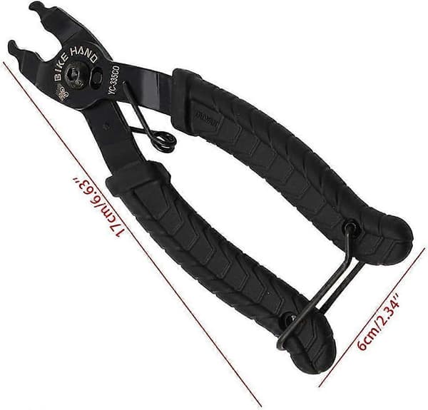 Bike Chain Tool Kit Bicycle Link Pliers+Chain Breaker+Chain Gauge+Quick Clips for Bicycle Chain
